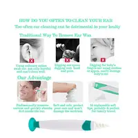 Буровая установка для чистки ушей со сменными силиконовыми насадками#2