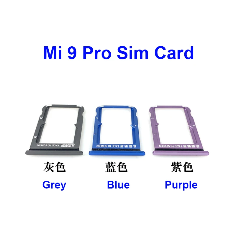 SIM Card Slot SD Tray Holder Adapter For Xiaomi Mi 9 SE Pro 5G | Phone Sensors