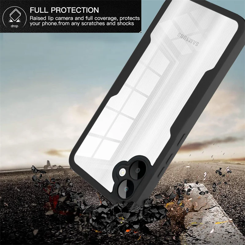 Чехол для Samsung Galaxy A05 A05S 360 защитный чехол экрана всего тела телефона A15 A25 A35 A55