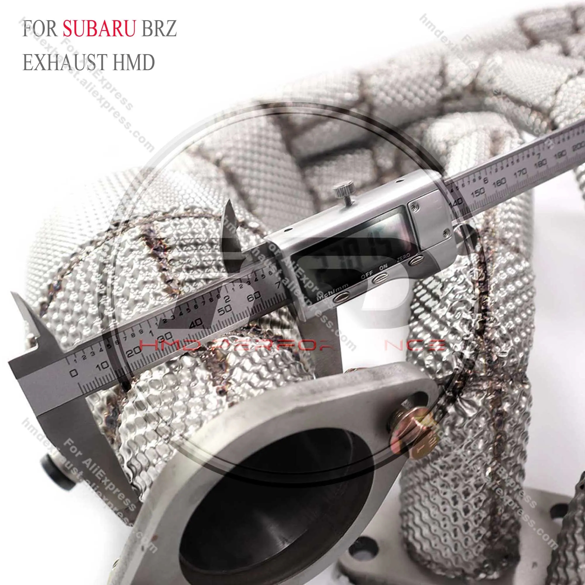 Даунпайп выпускного коллектора HMD для Subaru BRZ с коллектором каталитического