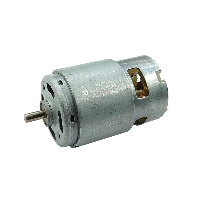 Фото Высокоскоростной электродвигатель MABUCHI RS-775WC-A010 CCW15 42 мм, 775, 12-18В, 20000 об/мин, с валом 5 мм, для электроинструментов и дрелей №4