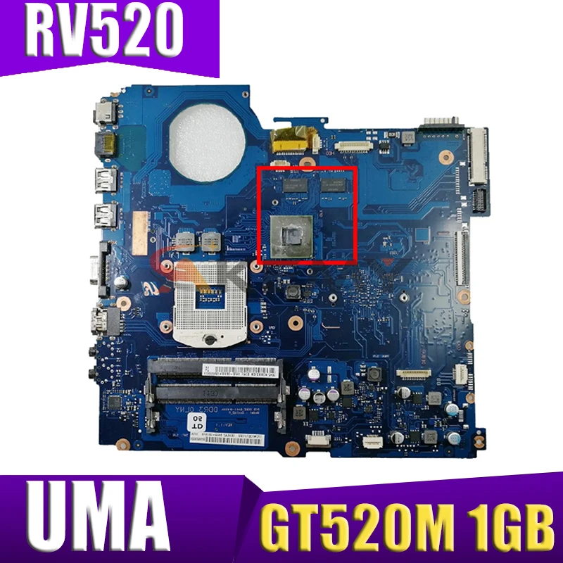 

For Samsung RV520 Laptop Motherboard HM65 DDR3 GT520M BA92-08186A BA41-01608A BA92-08190A BA92-08190B Mainboard