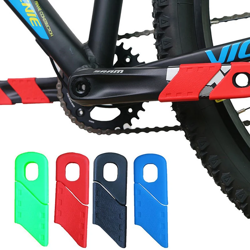 2 Pcs MTB Crank Covers Silicone Bicycle Crankset Protector Cycling Equipment Bicycle Crank Chainwheel Accessories