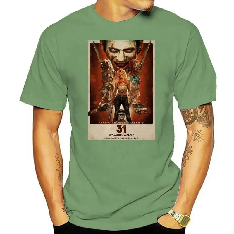 

31 Horror Movie Death Is The Only Escape Zombie T Shirt Mens Tee Gift New Summer Style Casual Wear Tee Shirt
