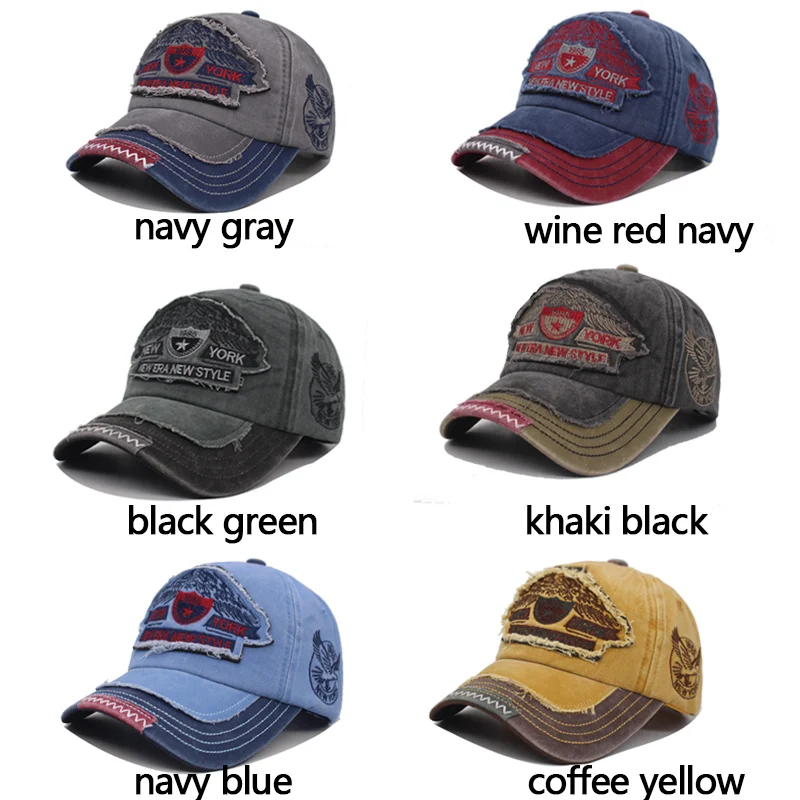 Бейсболка Мужская/Женская хлопковая с вышивкой New York |