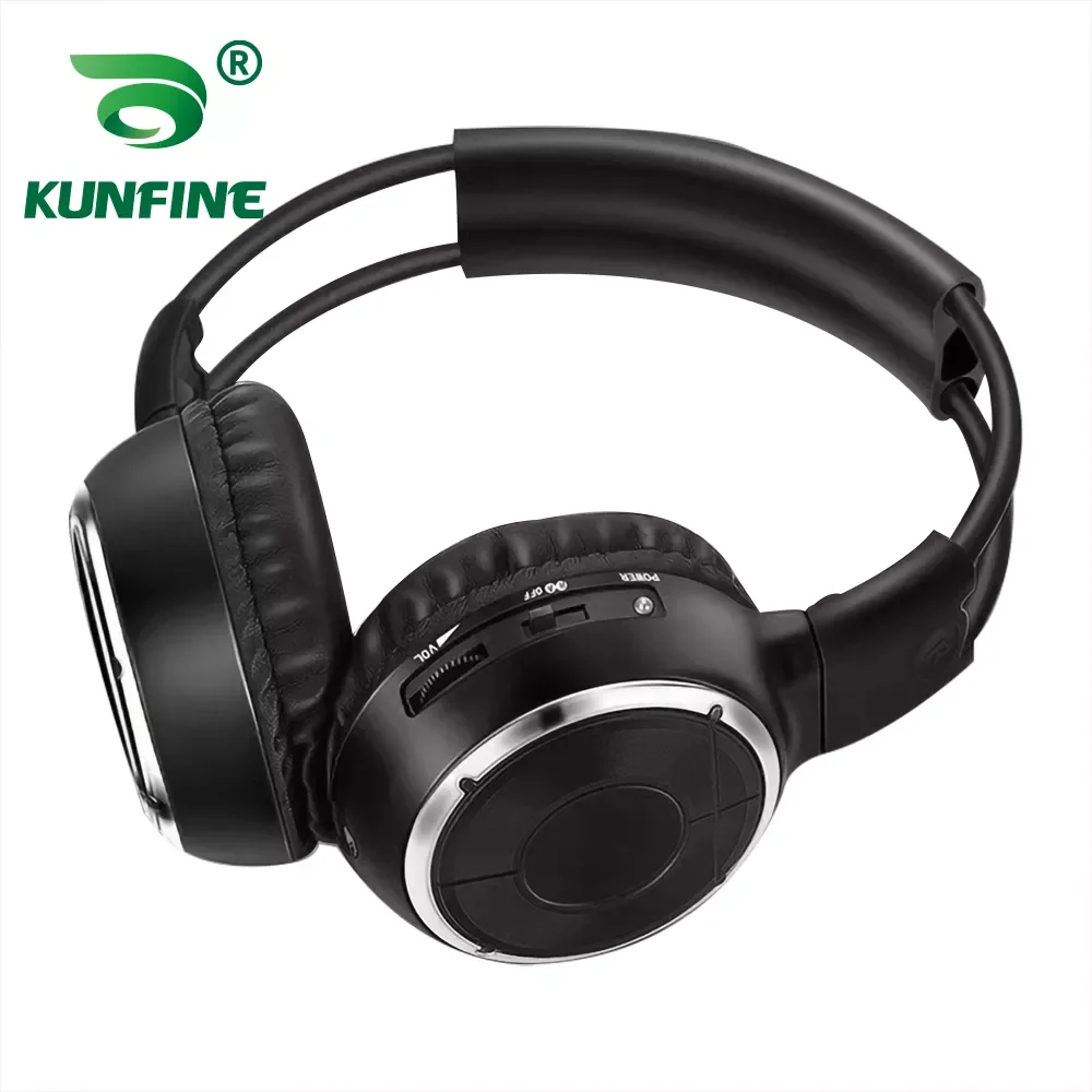 

NEW2023 Universal Wireless Infrared IR Headphones For Ipad MP3 Earphon Car Stereo Radio Auto Roof Monitor Headset Dual Channel E