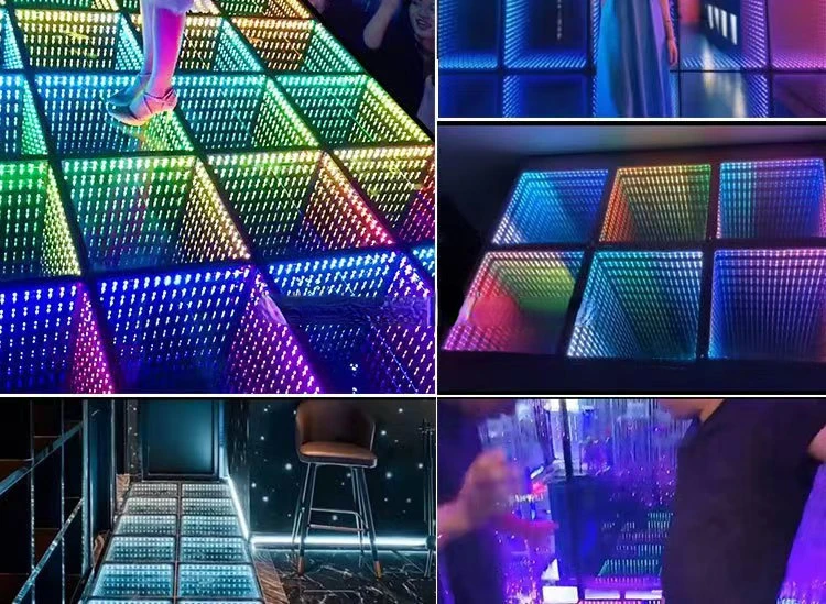 Плитка для дискотеки Dj из закаленного стекла 3d СВЕТОДИОДНЫЙ танцпол