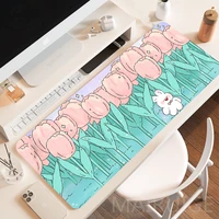 cute pink tulips multi size mouse pad large office keyboard mousemat purple kawaii rugs mousepad cartoon girly gamer for laptop