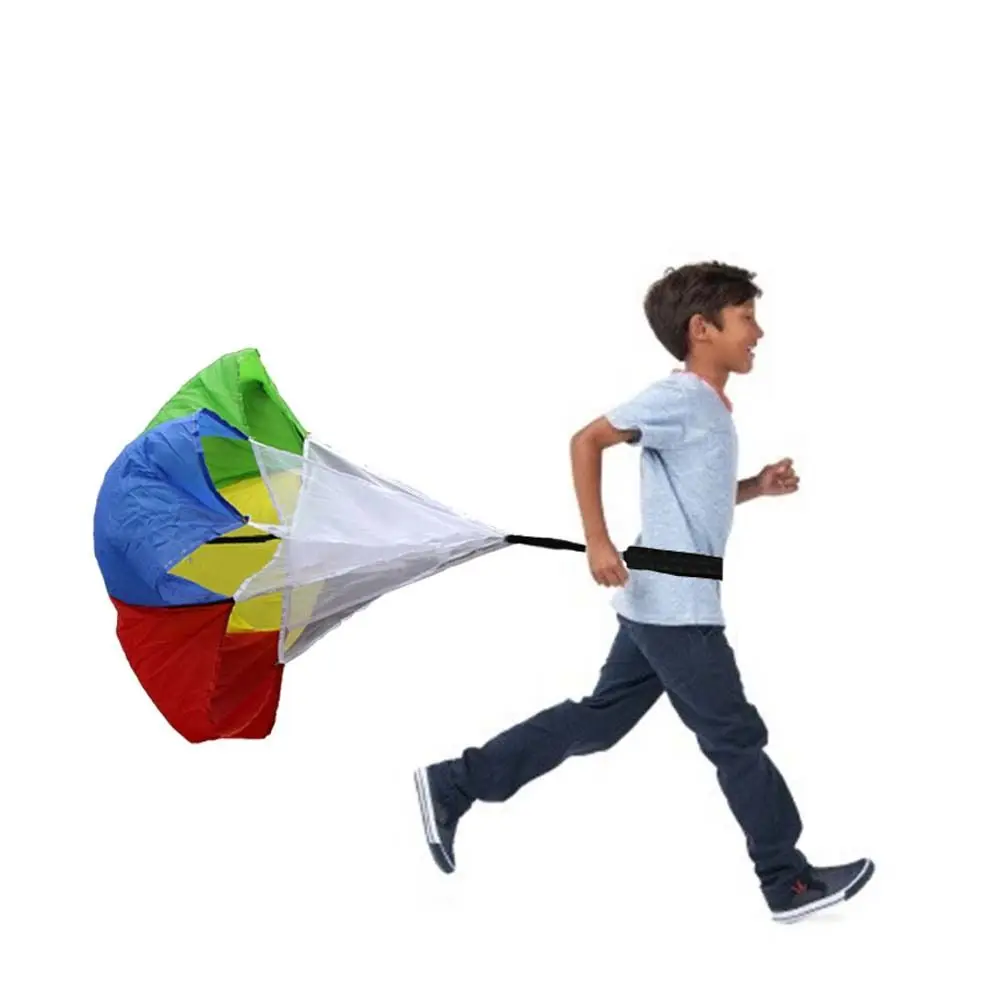 

Спортивный сопротивление футболу Фитнес Бег тренировка зонт для тренировок фрикцион тренировочный Зонт физическая скорость тренировка парашют