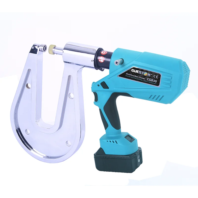 

Electric clinching tool for smoke exhaust valve