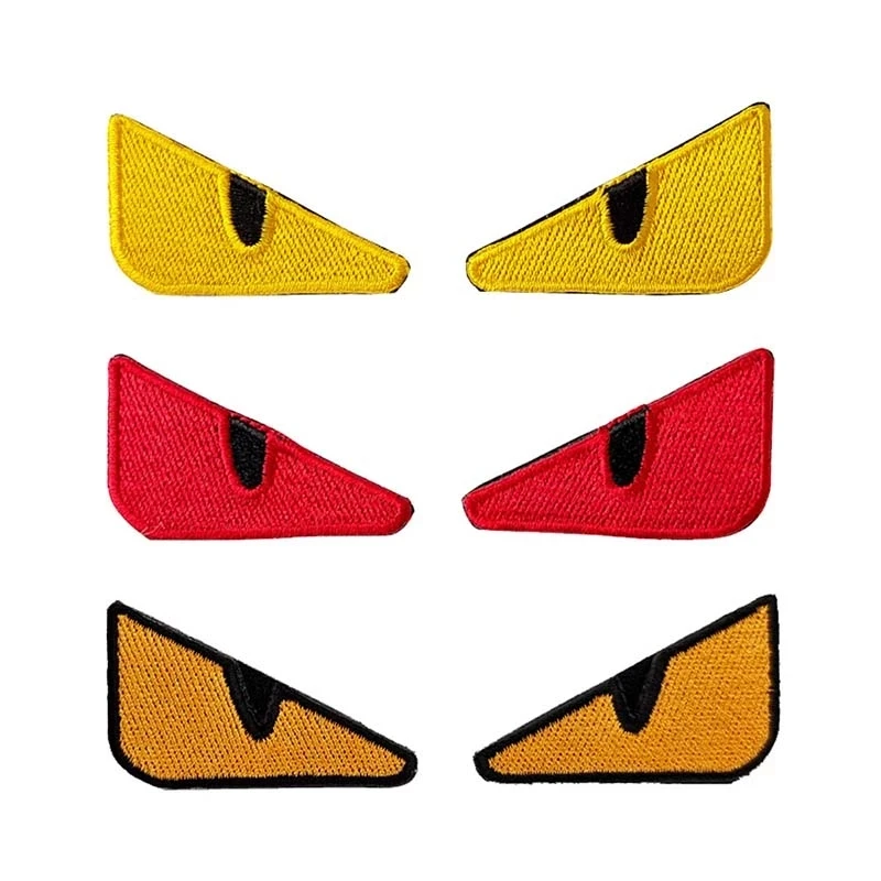 5*3CM Evil Eye Hook And Loop Patch,Ranger Eye Emblem Badge E