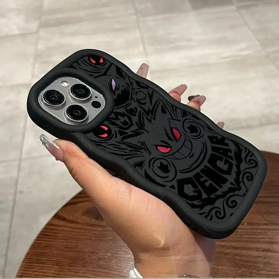 Anime Genger Case for Apple iPhone 16 15 11 14 13 12 Pro 7 X XS Max 8 Plus 16Pro 15Pro Soft Phone Funda