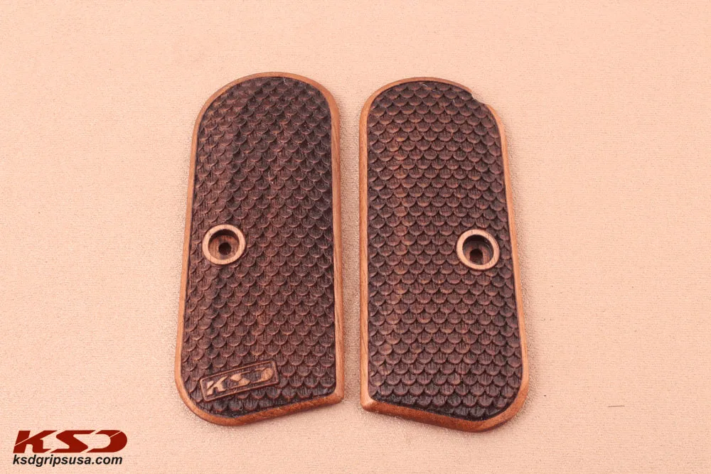 

Ksd Colt 1903 / 1908 Hammerless Model Comptible Walnut Grip for Replacement, with Python Pattern