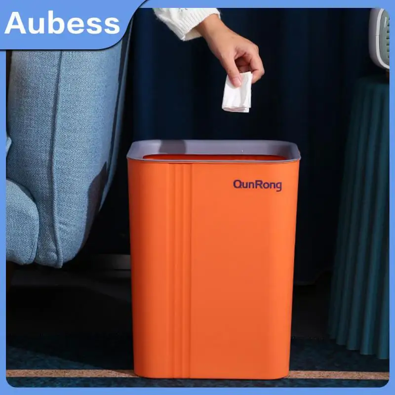 

8l/12l/16l Recycling Garbage Bin Narrow Seam Sensor Bin Kitchen Bathroom Toilet Trash Can Large Capacity Modern Minimalist