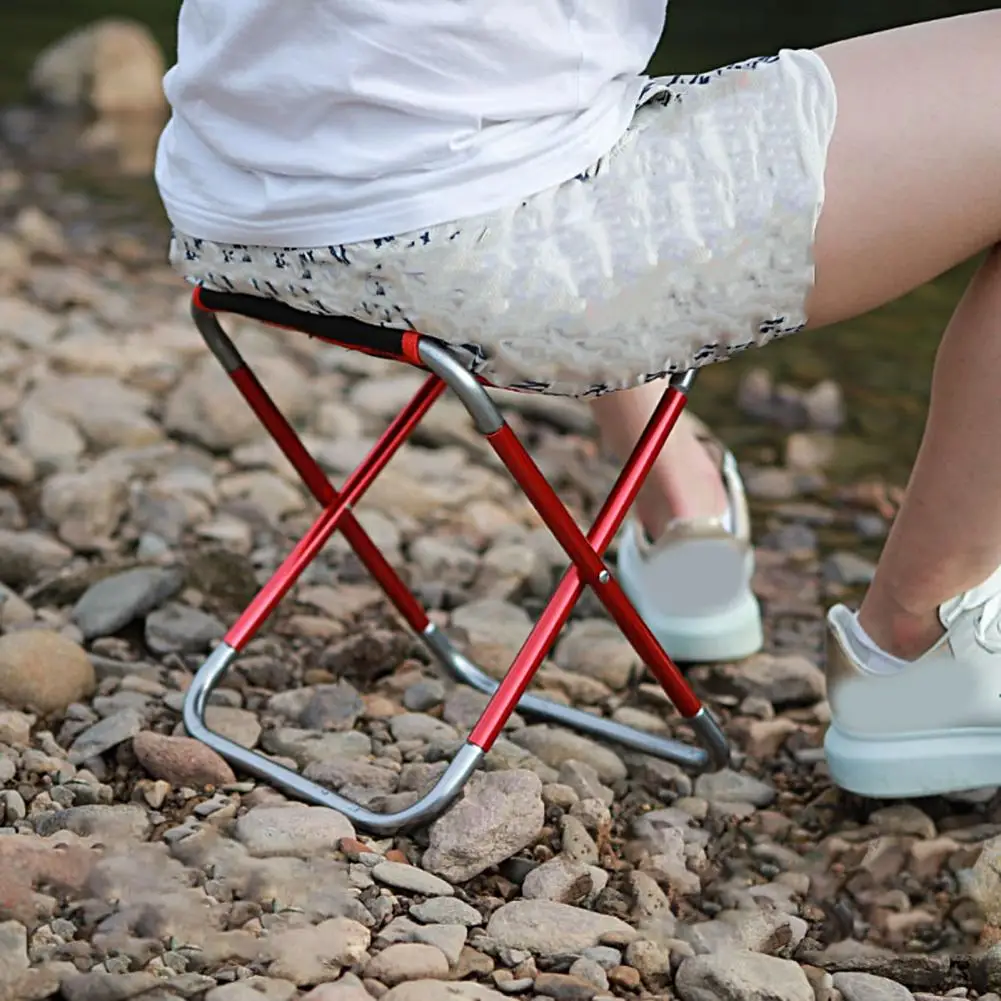Рыболовный стул многоразовый нескользящий компактный складной для кемпинга -