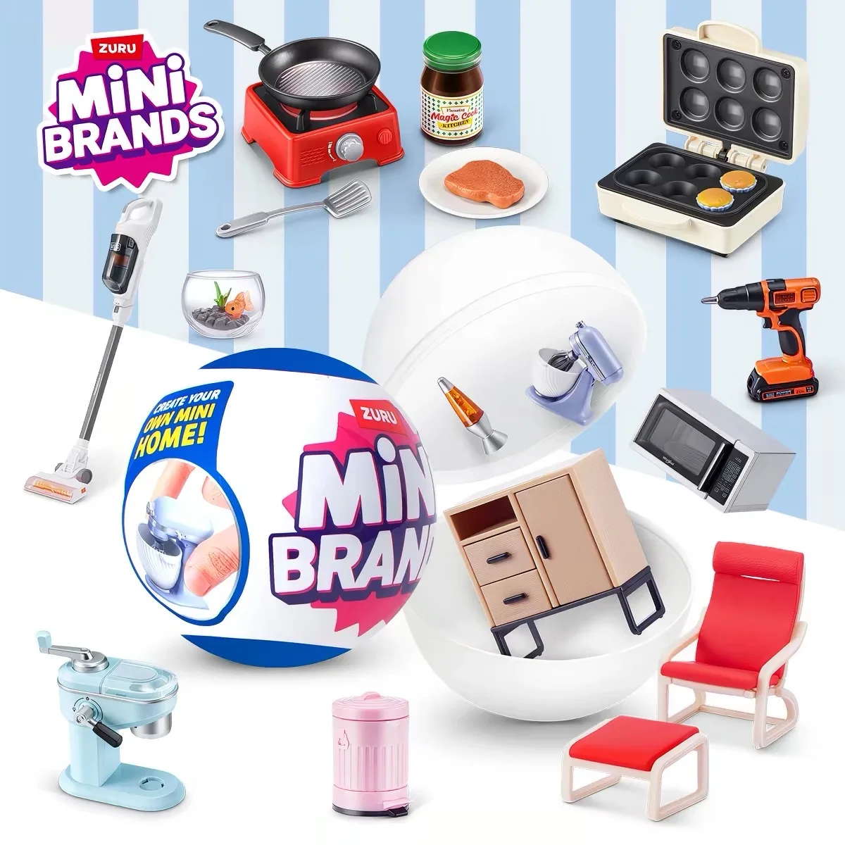 Фото Игрушки Zuru Mini Brands: Мебель для дома, 5 миниатюрных игрушек-сюрпризов в таинственной коробке-сюрпризе №4
