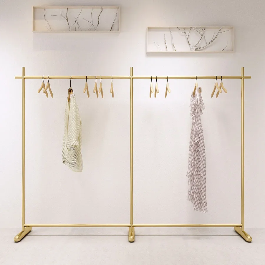 Золотые тканевые вешалки напольная промышленная итальянская шляпа подвесная