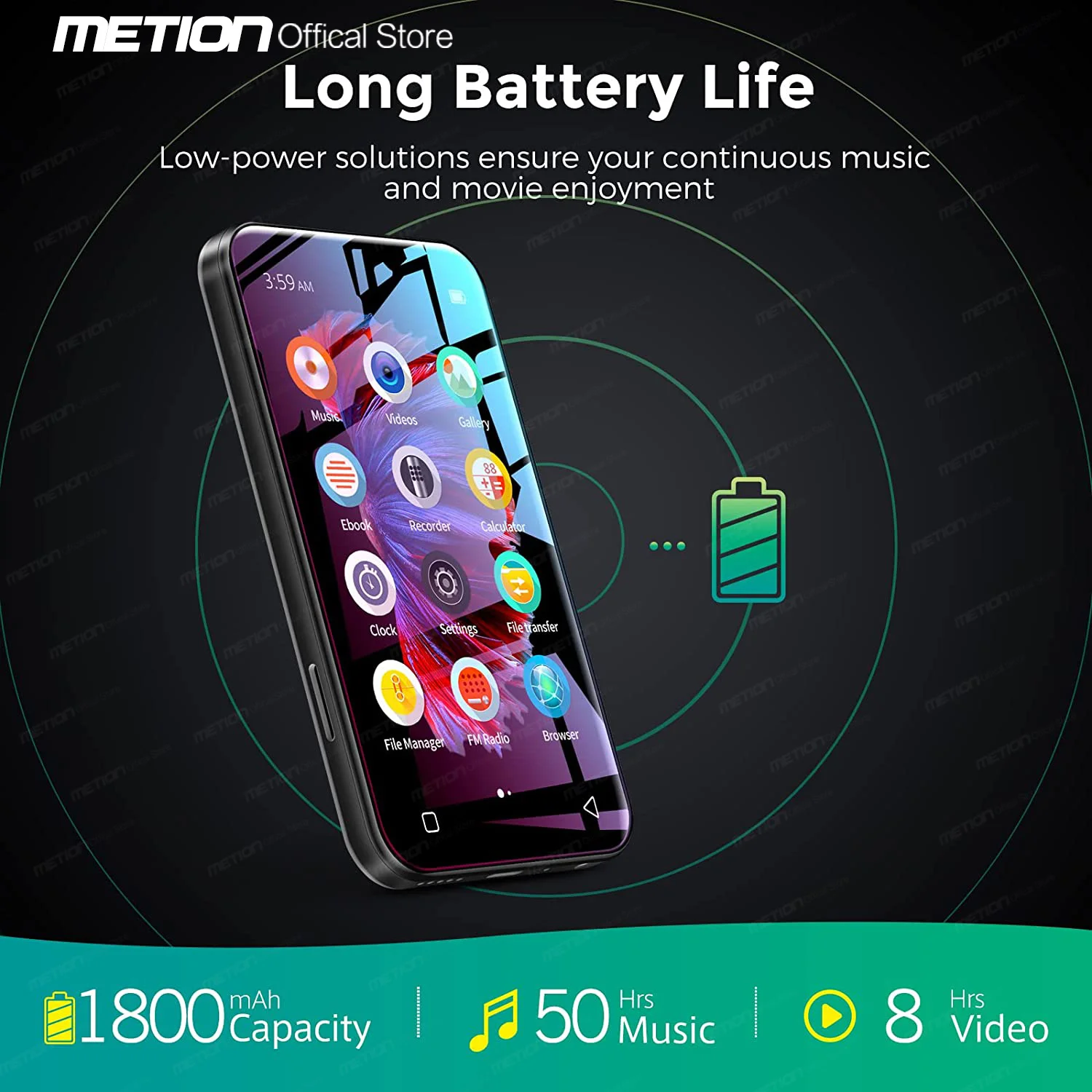 MP3-плеер с поддержкой Bluetooth Wi-Fi сенсорный экран 4 0 дюйма |