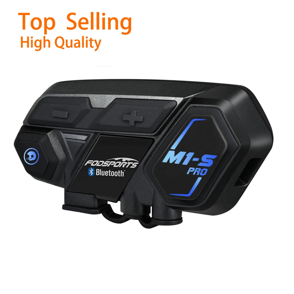 

Fodsports M1-S PRO 2000m 8 riders Full Duplex intercomunicador para moto bluetooth motorcycle headset helmet intercom motorcycle