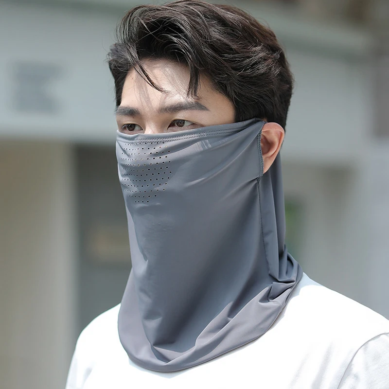 Шейный шарф унисекс с защитой от ультрафиолета шейная повязка на открытом