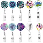 Пластиковая выдвижная катушка для бейджа с именем, держатель для бейджа, зажим для рабочей карты, нагрудный карман, бирка для удостоверения личности, аксессуары для пропусковой карты, катушка с зажимом