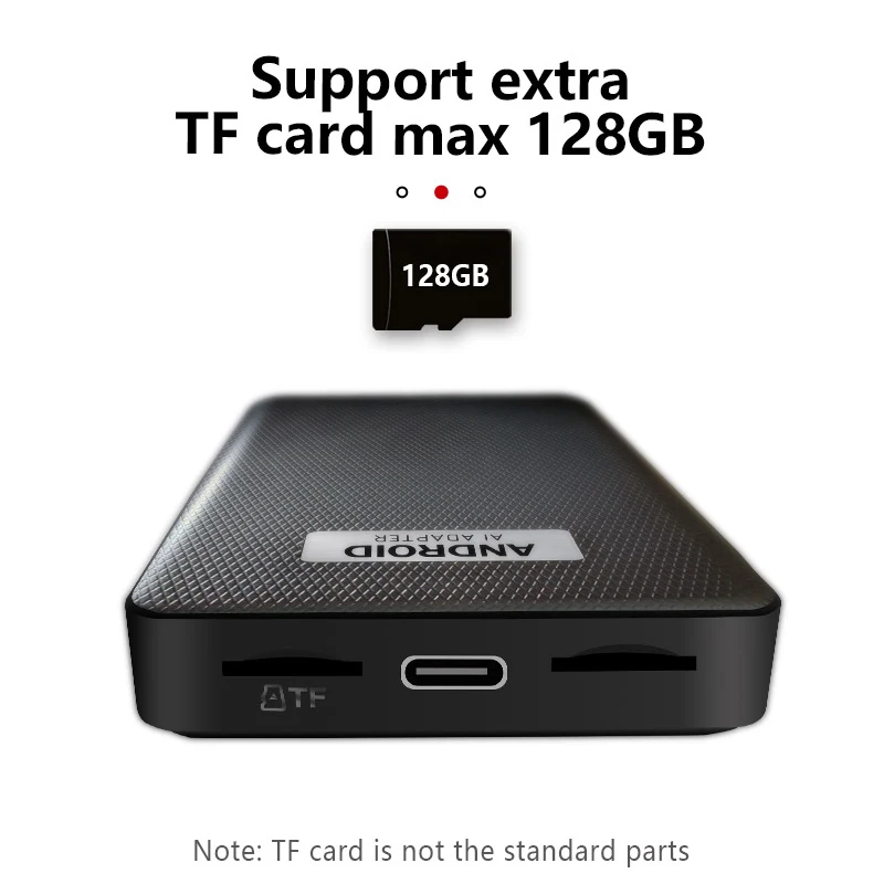 Carplay AI BOX 4 + 64G мини беспроводной Android автомобильный адаптер для автомобиля OEM экран