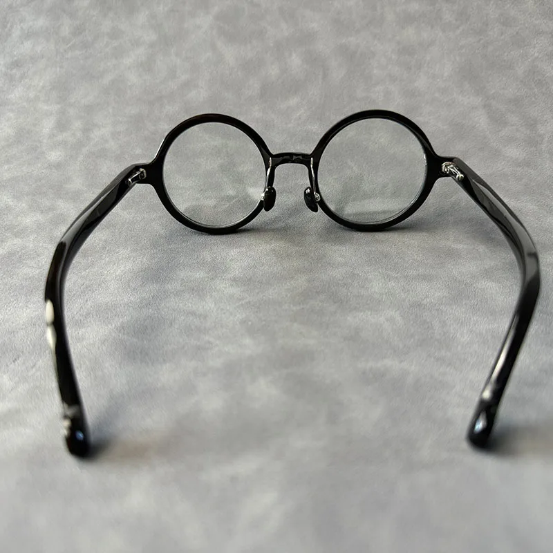 Оправа для очков круглая Ретро Классическая Ручная работа рог буйвола