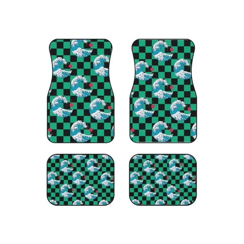 

Checkered Car Mats (Set of 4)