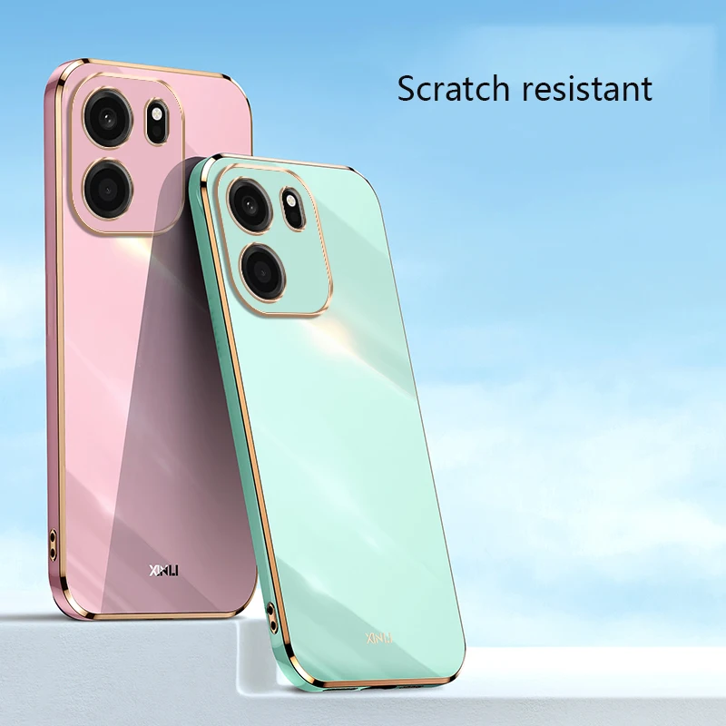 Чехол Biruiqu для OnePlus Nord CE 6: Роскошный, с 6D-покрытием, блестящий, с рамкой, мягкий силиконовый квадратный чехол-накладка для телефона (art.: 3920db64f16da) - 3920db64f16da