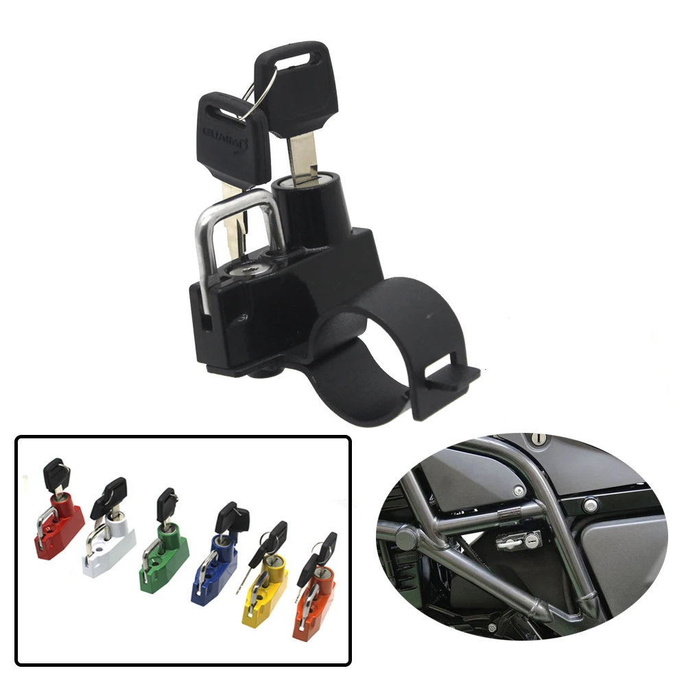 

Motorcycle Helmet Lock Anti-Theft Combination PIN Locking Secures For BMW F650GS F700GS F800GS