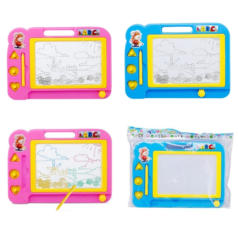 

Q9QB 10.63x7.87" Magnetic Doodle Board Art Pad for Kids Early Educational Supplies