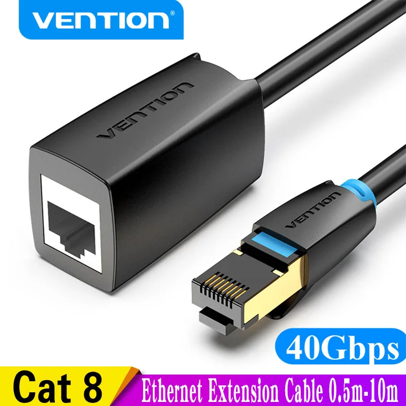 

6286 NO.2Ventie Cat8 Ethernet verlengкабель Sftp 40 Гбит/с RJ45 удлинитель патч-корд адаптер для маршрутизатора модема ПК Kat 8 Ethernet