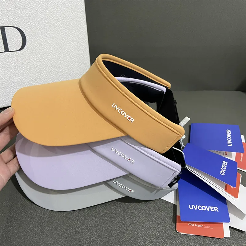 

Brand Fashion Sports Portable Sun Hat Men and Women Neutral Outdoor Shade Running Fashion Solid Color UV Women's Sun Hat