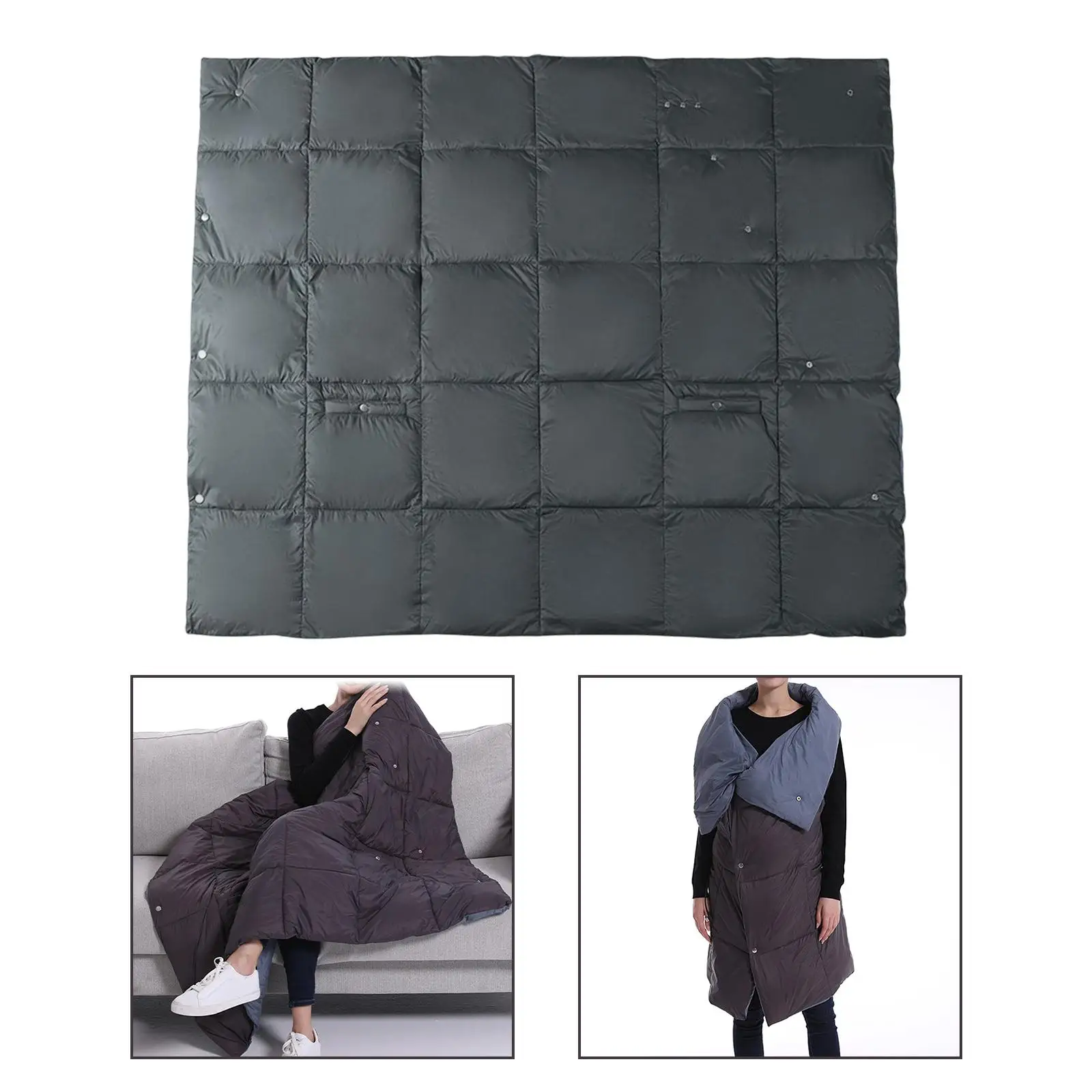 

Wearable Electric Blanket Vest 6 Heating Areas USB Heated for Outdoor Home