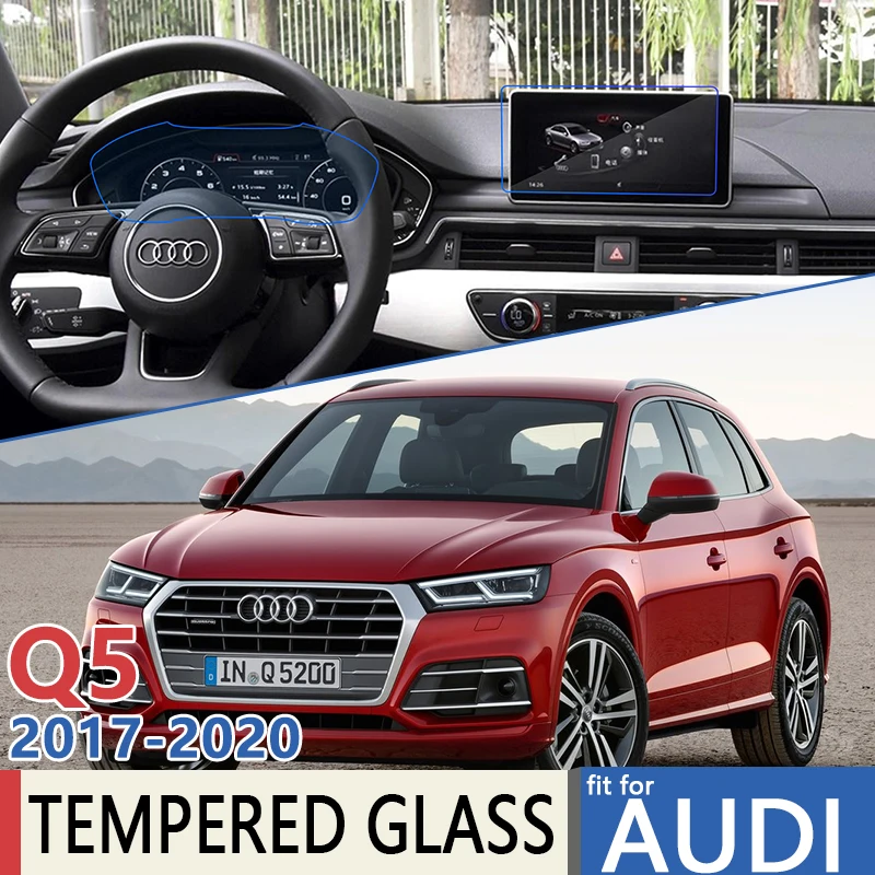 

Для Audi Q5 FY 80A MK2 2017 ~ 2020 автомобильный навигационный инструмент GPS ультра-тонкая пленка полная защита экрана аксессуары из закаленного стекла
