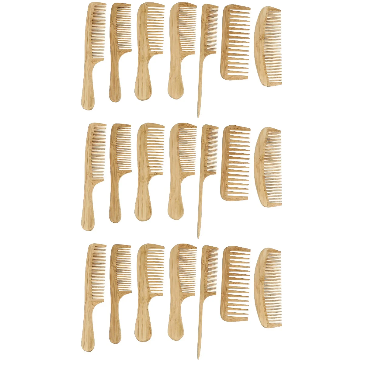 

Pcs Hair Brush Comb Bamboo Hairbrush Tail Comb Tooth Comb for Men