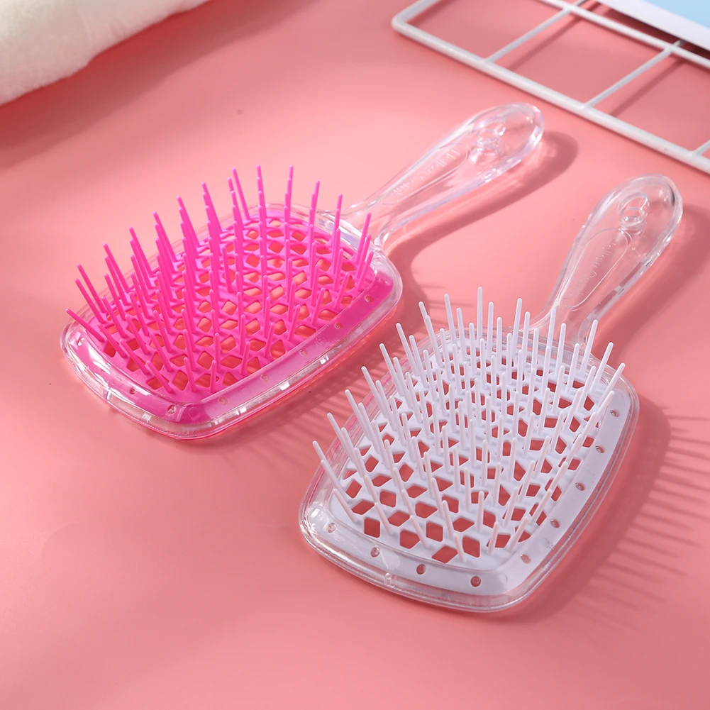 

Wide Teeth Air Cushion Combs Women Scalp Massage Styling Hairbrush Hollow Grid Comb Hair Salon Hairdressing Tool