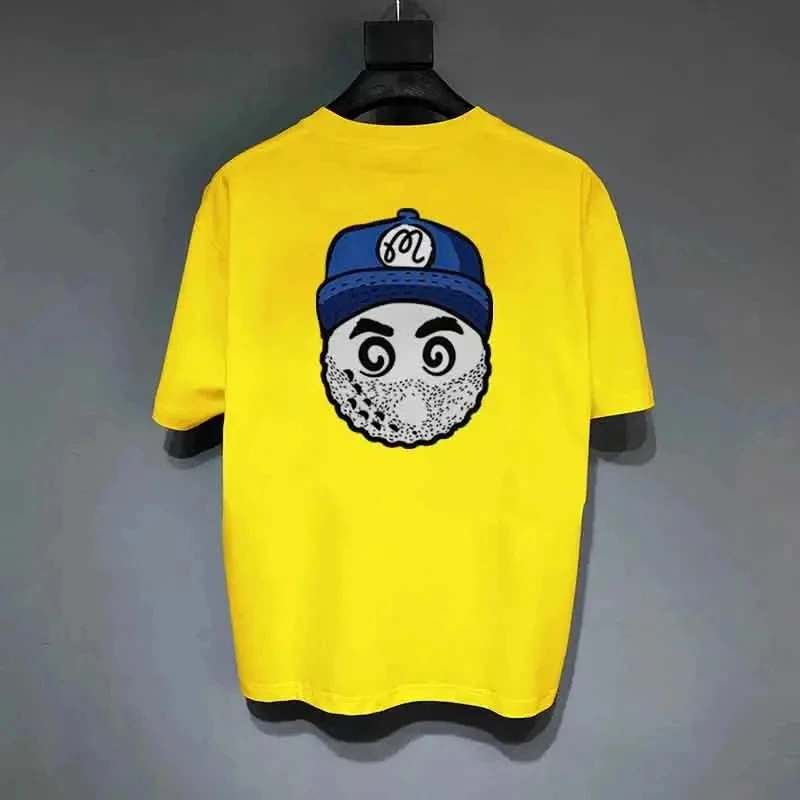 Хлопковая футбольная рубашка унисекс 24ss для мужчин и женщин с дизайном в обручем