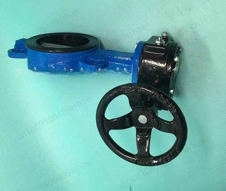 Червячная Шестерня с зажимом мягкое уплотнение клапан-бабочка из нержавеющей