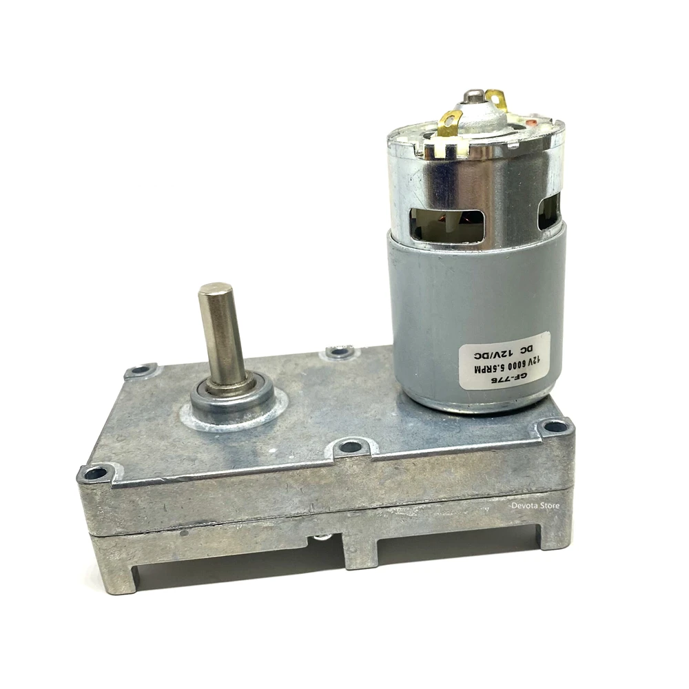 Фотомотор с редуктором постоянного тока 6 в 12 В 24 Lpsilateral мощный 80 Вт высоким