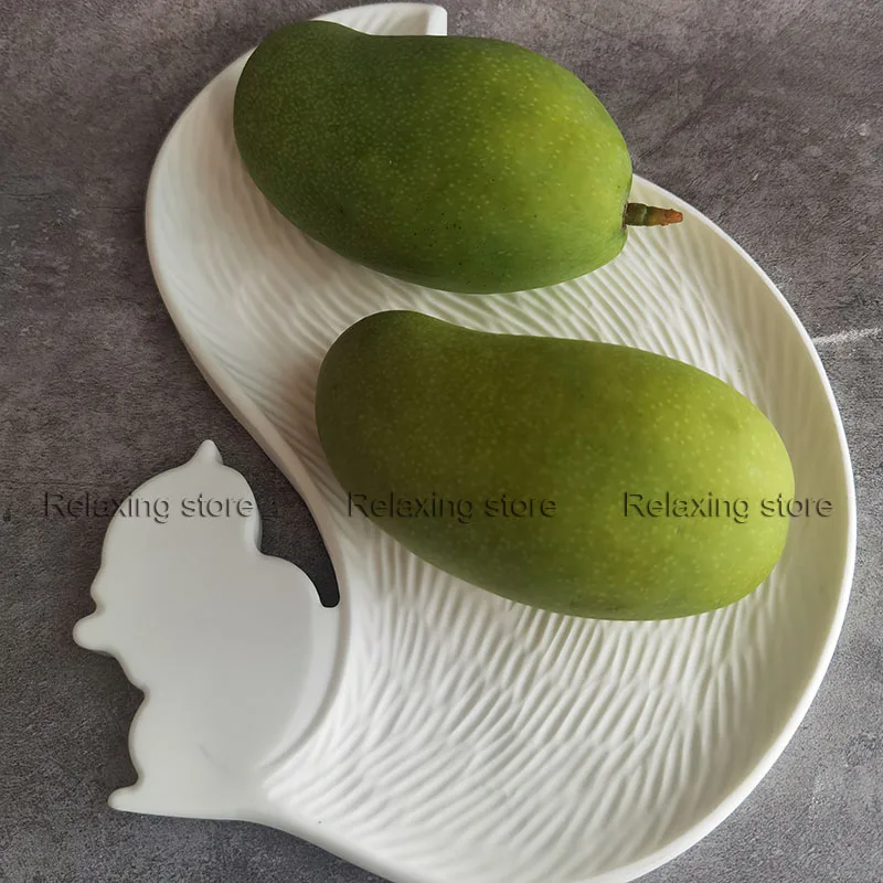 Милая белка бетонный поддон силиконовая форма для цемента лоток хранения