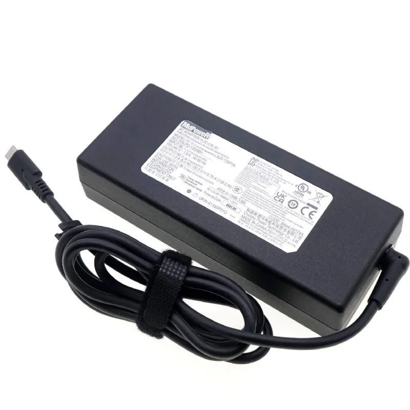 Фото Оригинальный адаптер питания A20-135P1A A21-135P1A 20V 6.75A 135W Type C AC PD-135ABH для ноутбуков SAMSUNG, зарядное устройство A135SP01Q OEM №2