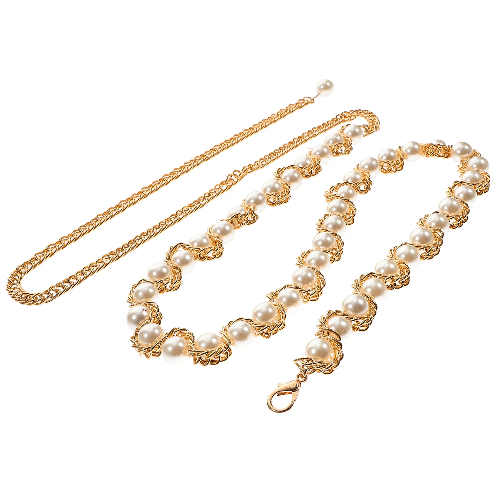 

Belt Waist Chain Belts Pearl Women Wedding Bridal Body Rhinestone Dress Sash Crystal Harness Ribbon Beach Jewelry for women