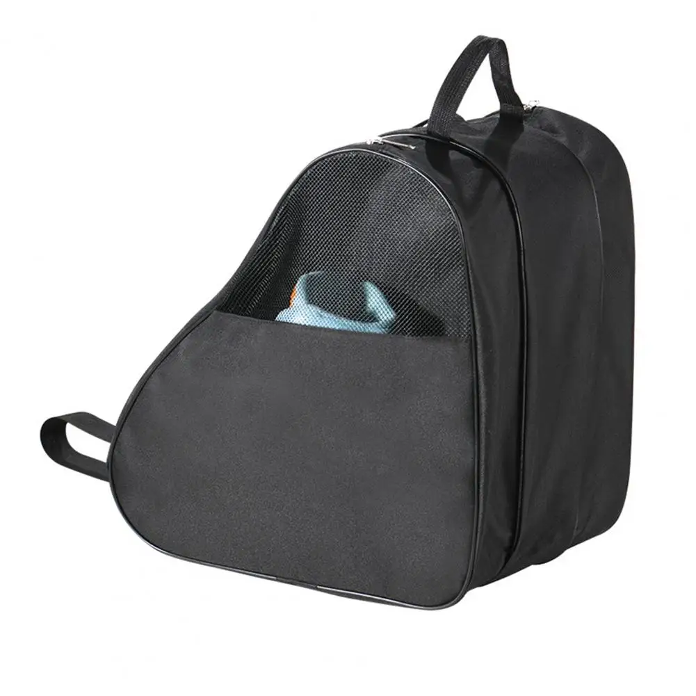 

Skate Bag with Ventilation Portable Triple Layer Ice Skating Bag Breathable Oxford Cloth Roller Skate Accessories for Adults