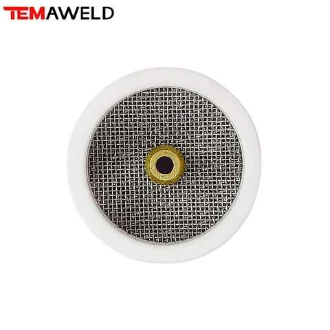 2 шт. 14 #   Белая керамическая насадка из глинозема для сварочной горелки Tig WP9/20/17/18/26 # 10, керамическая белая сварочная чашка TIG