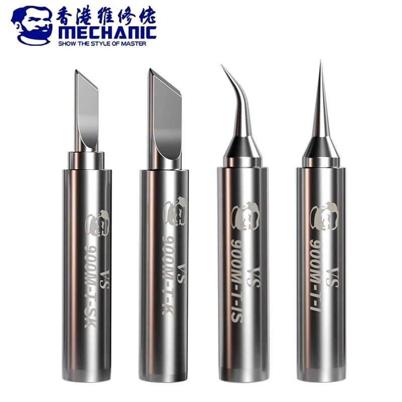 

MECHANIC 900M-T-I/IS/K/SK Lead-Free Electric Soldering Iron Tips Heat Welding Head for 936 937 Soldering Station Repair Tool