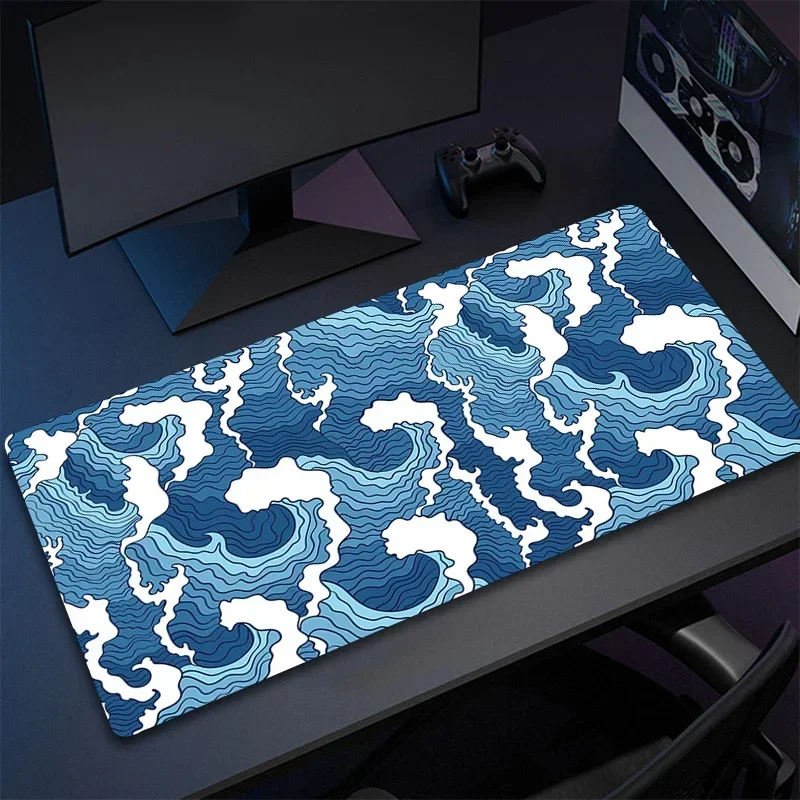 Новые коврики для мыши Japan Art Great Waves Playmat XXL Прочный резиновый противоскользящий