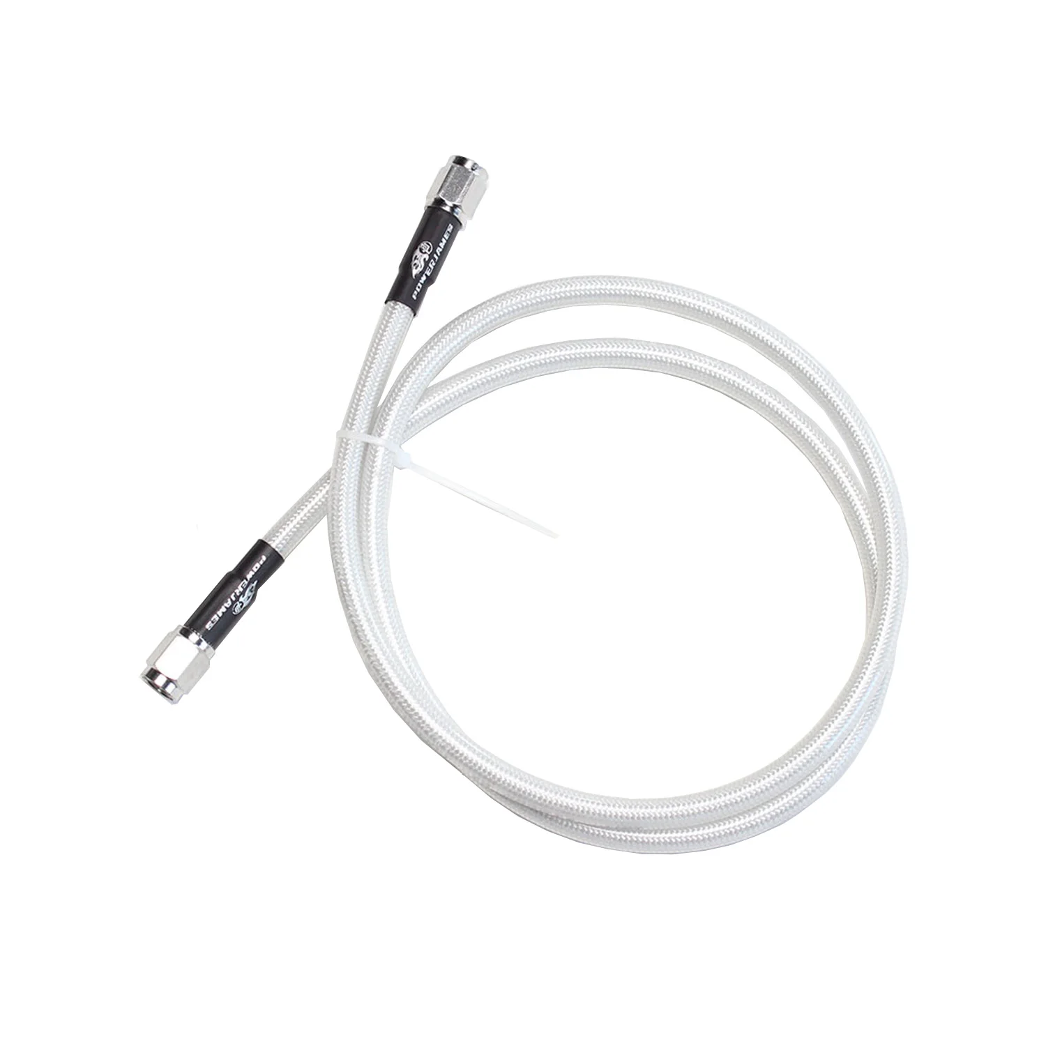 Шланг тормозной в оплетке из белой серебристой жемчужной стали 39 дюймов 100 см AN3