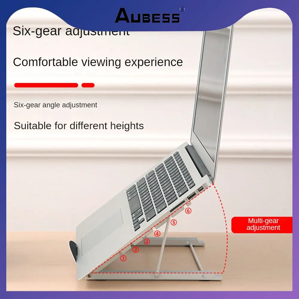 

Iron Computer Cooling Holder Heat Dissipation Laptop Stand Foldable Adjustable Cooling Stand Computer Accessories Universal