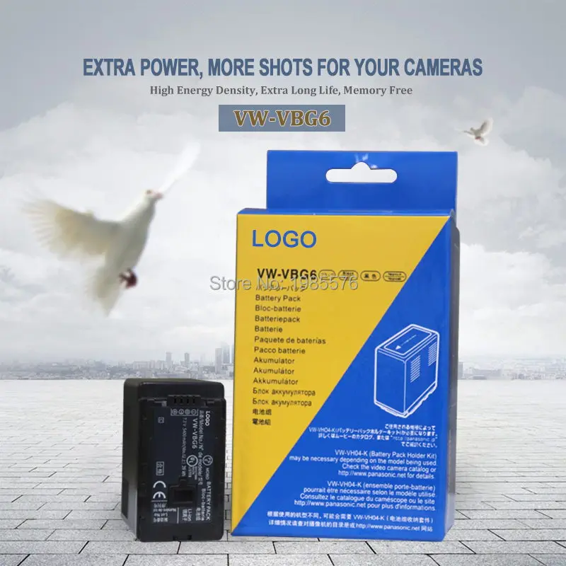 Прочная аккумуляторная литий-ионная батарея 7 2 в 5400 мАч для VW VBG6 VWVBG6 | Электроника